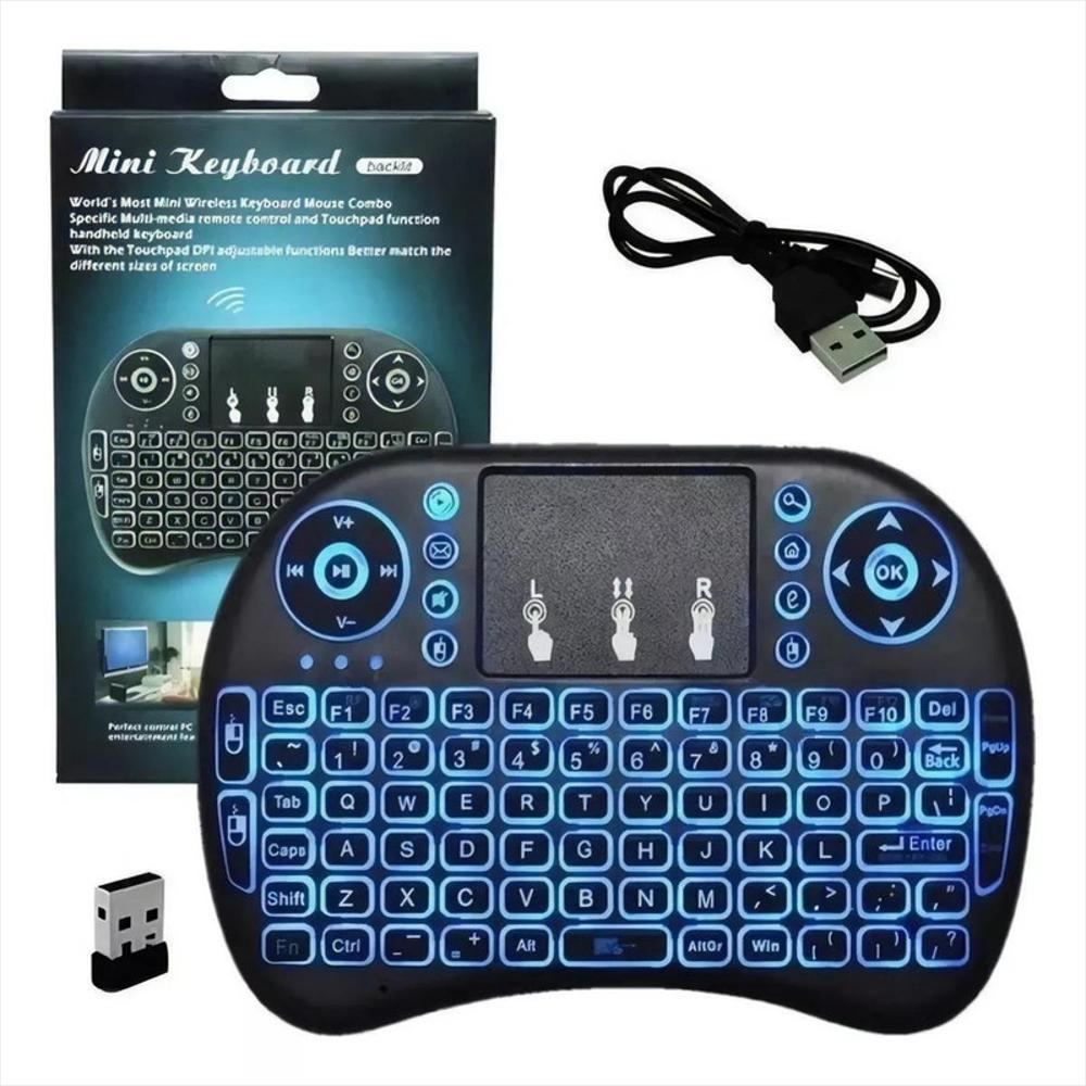 Teclado Control Remoto Air Mouse Para Smart Tv Box A Éxito