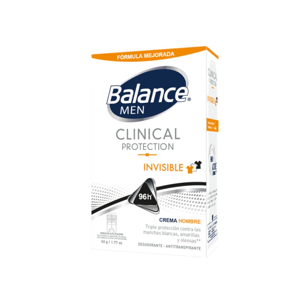 Desodorante BALANCE crema clinical invisible hombre (50  gr) img #1