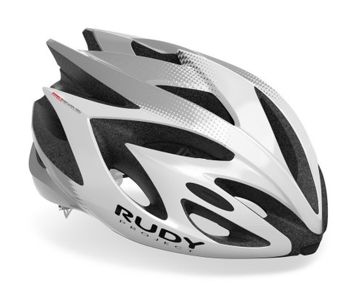 Casco de Ciclismo Rudy Project Rush White-Silver Shiny img #1