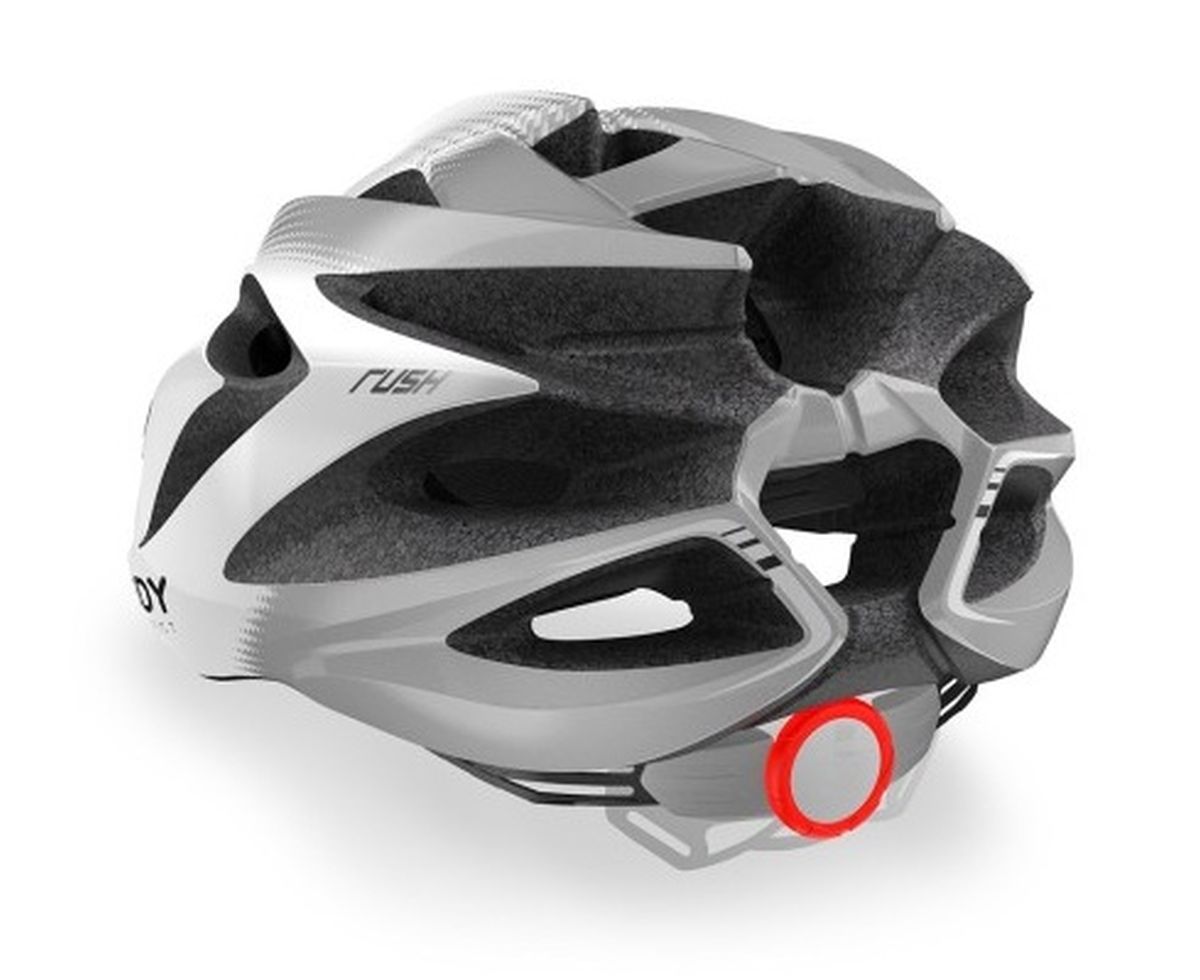 Casco de Ciclismo Rudy Project Rush White-Silver Shiny img #4