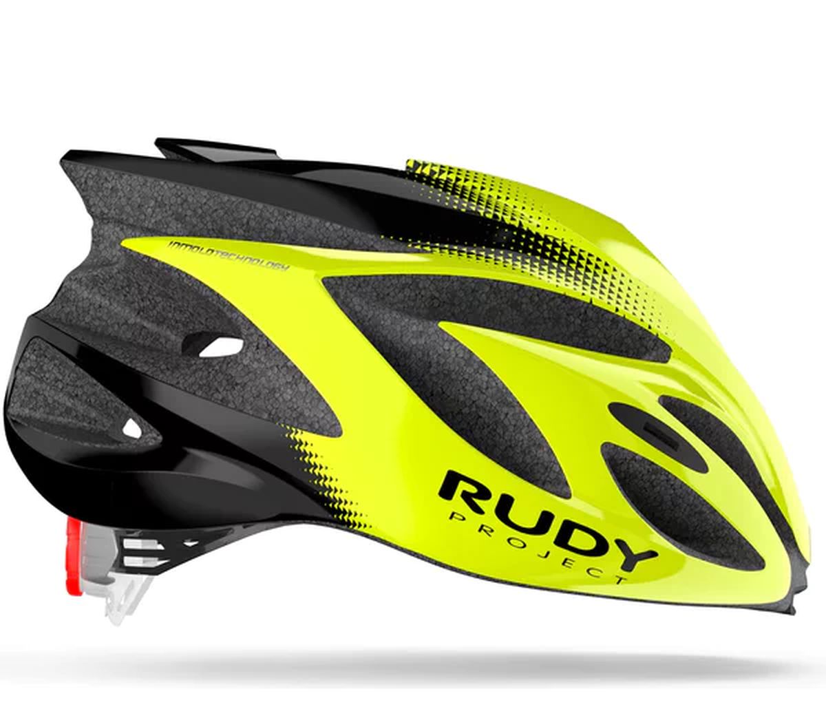 Casco de Ciclismo Rudy Project Rush Yellow Fluo-Black Shiny img #2