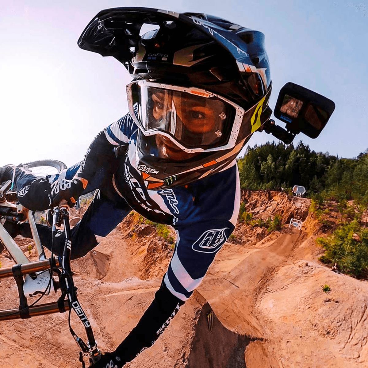 Soporte Gopro Frontal y Lateral Casco img #3