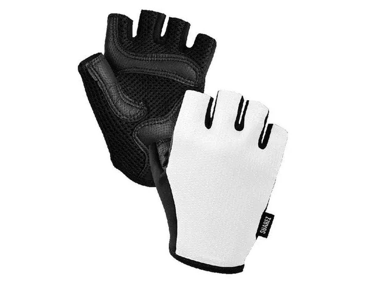 Guantes De Ciclismo Cortos Suarez Sallow White img #1