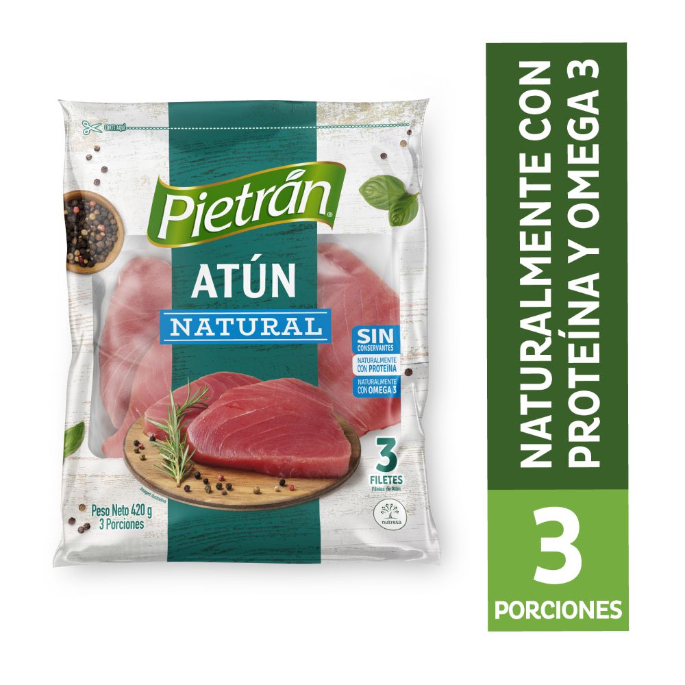 Filete de atún PIETRAN natural x3und (420  gr) img #2