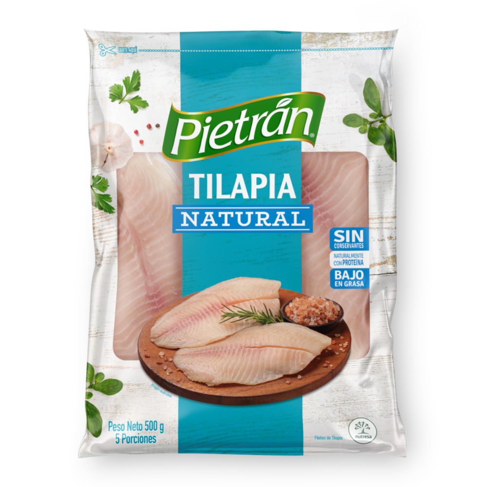 Tilapia o mojarra PIETRAN natural (500  gr) img #1