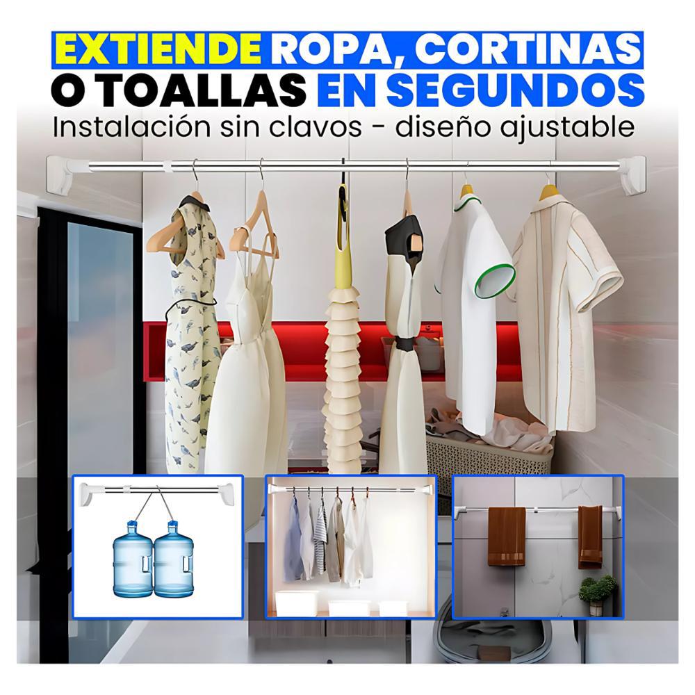 Tendedero Extensible Multiusos Ajustable Grande 110C Éxito