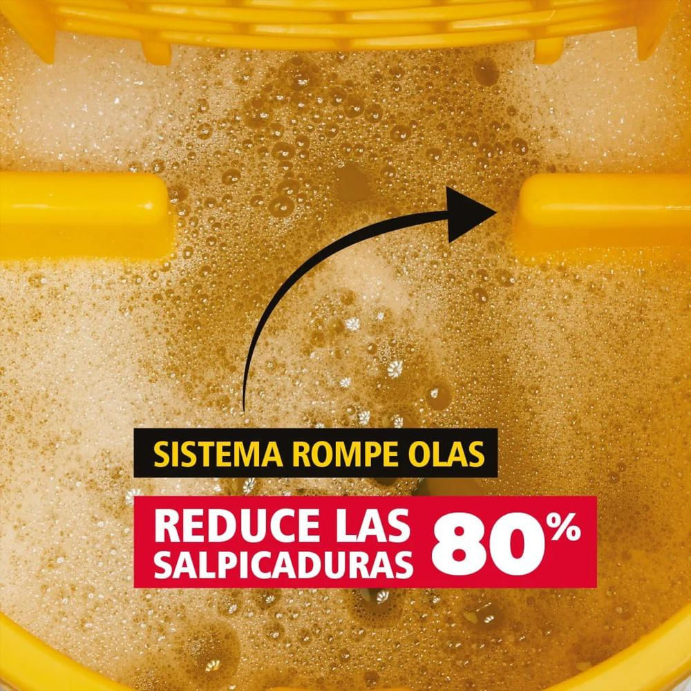 Balde Escurridor Rubbermaid Wavebrake 25 Lts Amarillo img #4