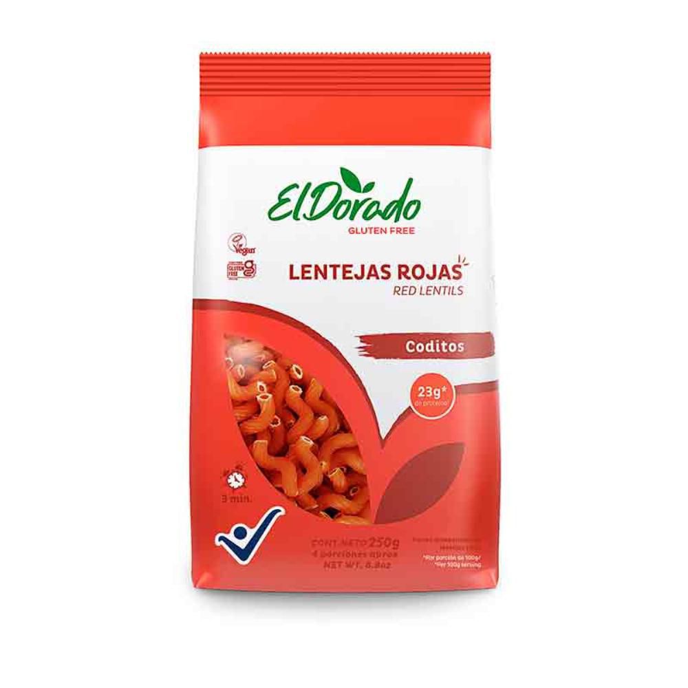 Pastas PASTAS EL DORADO lentejas rojas coditos (250  gr) img #1