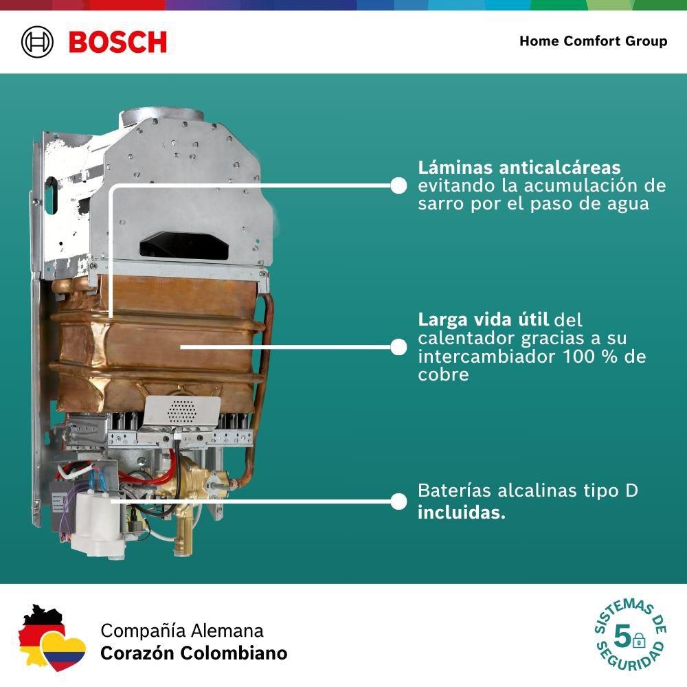 Calentador 13L GLP TIRO NAT BOSCH 773350004 img #4