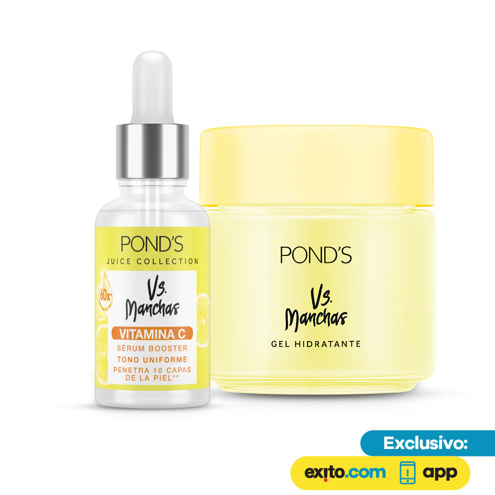 Gel Hidratante + Serum Facial Vitamina C Antimanchas PONDS img #1