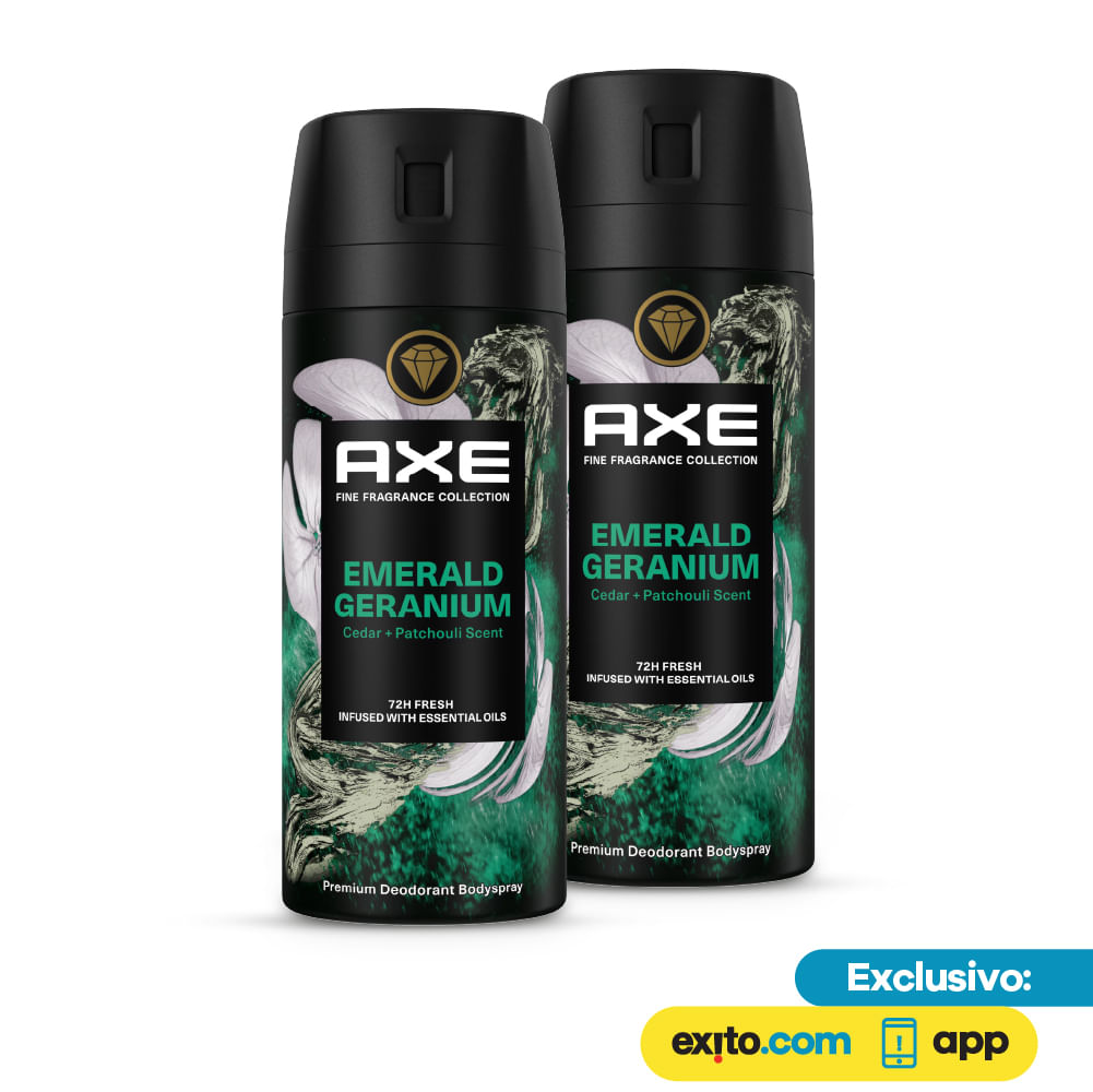 Desodorante Axe Green Geranium X2 (150ml) img #1