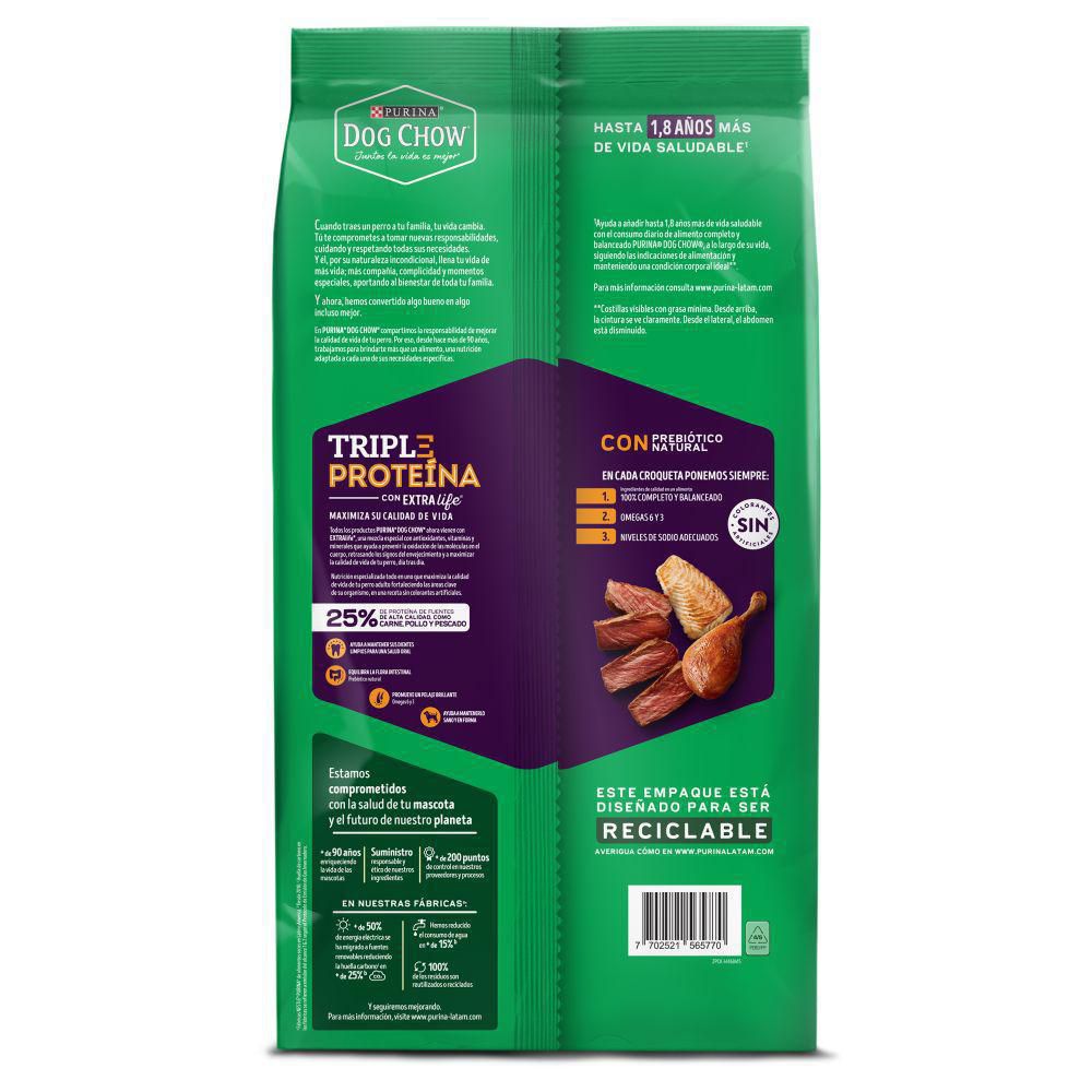 Alimento Sin Colorantes PURINA DOG CHOW 2000  gr img #2
