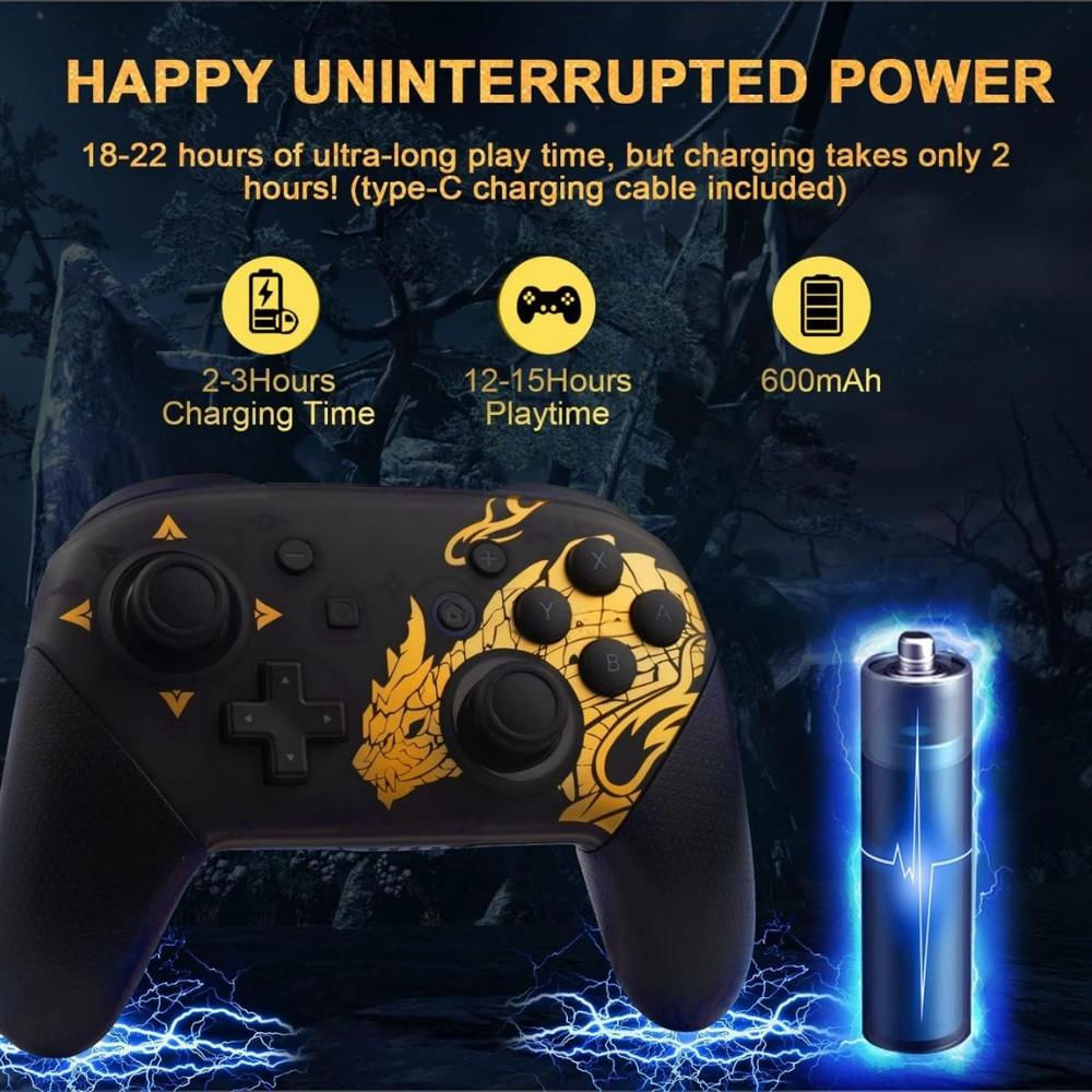 Joystick De Control Inalámbrico Para Nintendo Switch Pro Aaa img #4