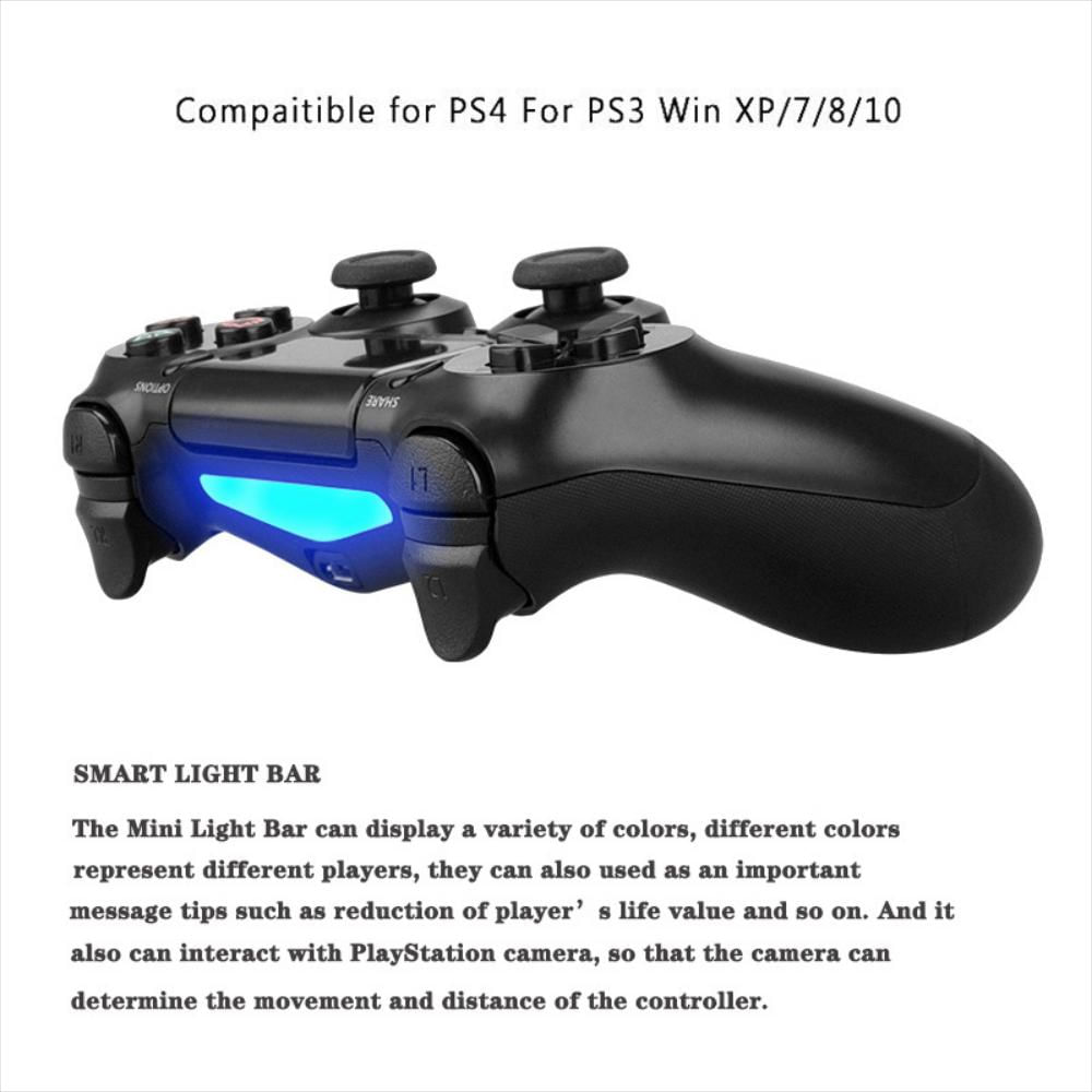 Ps4 Control Inalambrico Luz Transparente 3 Colores img #5