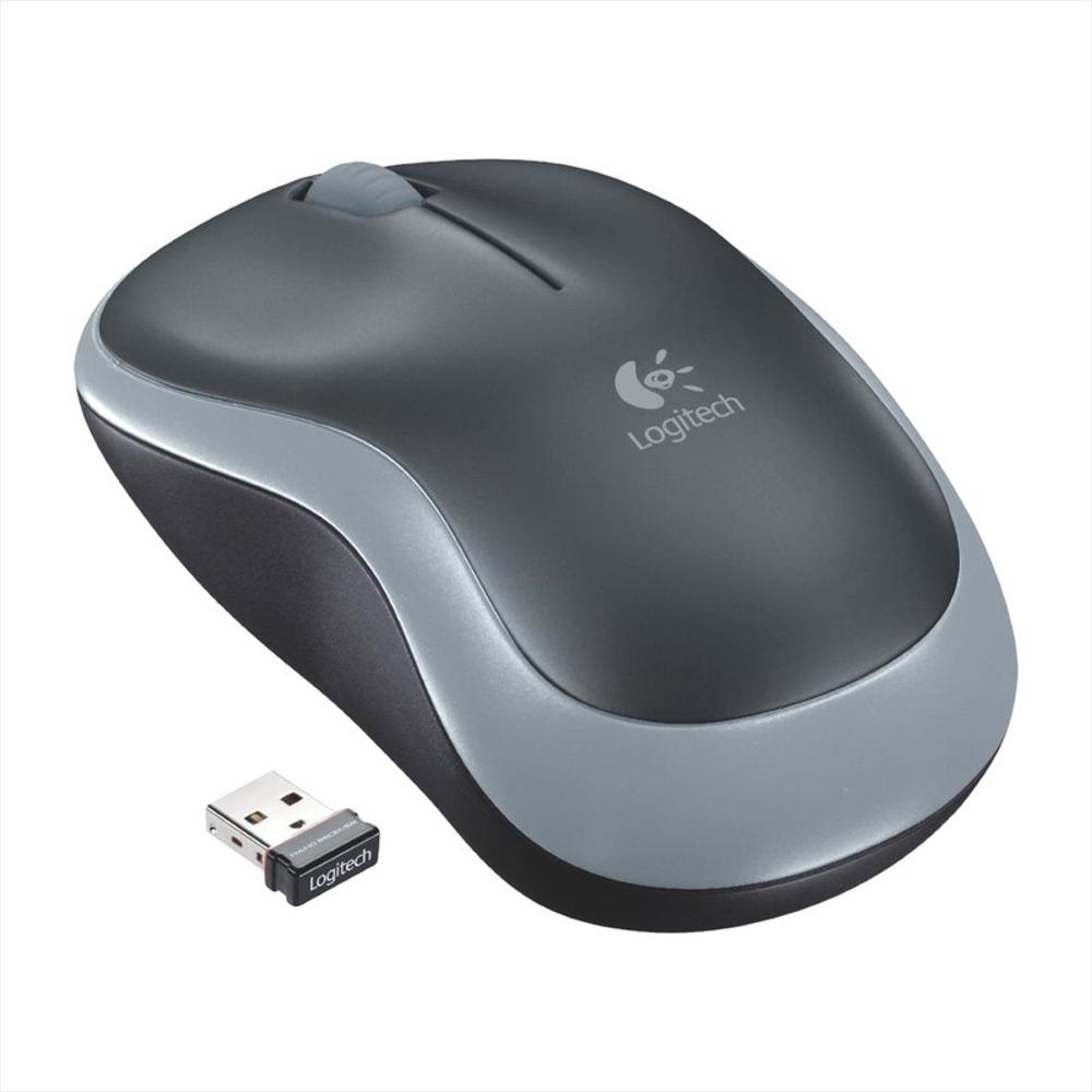Mouse Inalámbrico Logitech M185 Gris Negro img #1