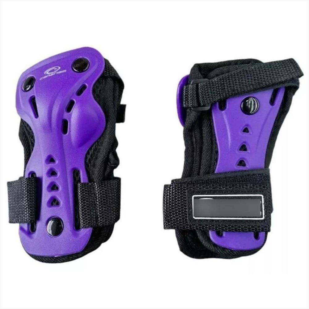 Protecciones Patinaje Rodilleras Coderas Y Guantes Morado M img #2
