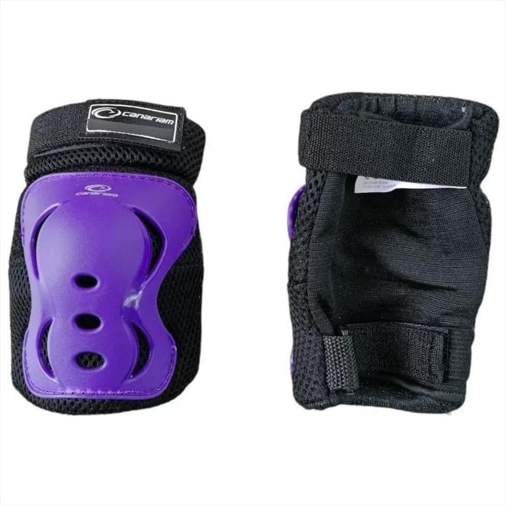 Protecciones Patinaje Rodilleras Coderas Y Guantes Morado M img #3