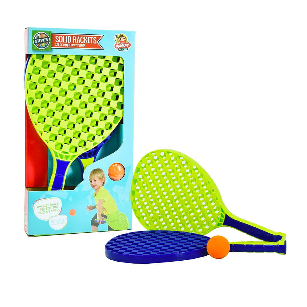 Set de 2 Raquetas deportivas de Juguete + Pelota img #1