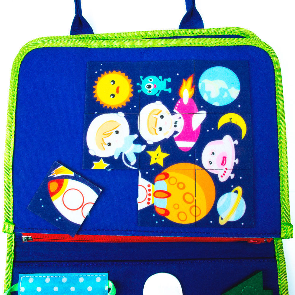 Libro Sensorial Montessori en Felpa para Bebés img #4