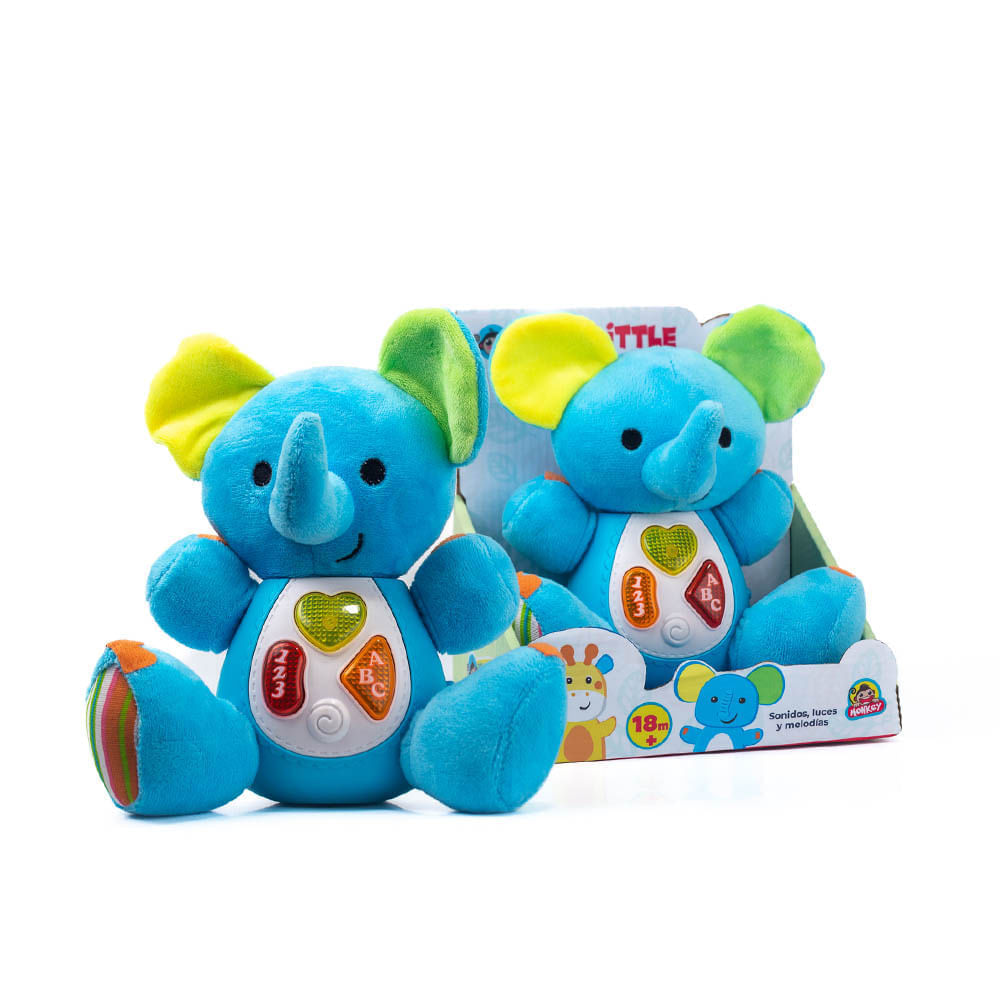 Peluche Interactivo elefante con Luces y Sonidos Educativos img #2