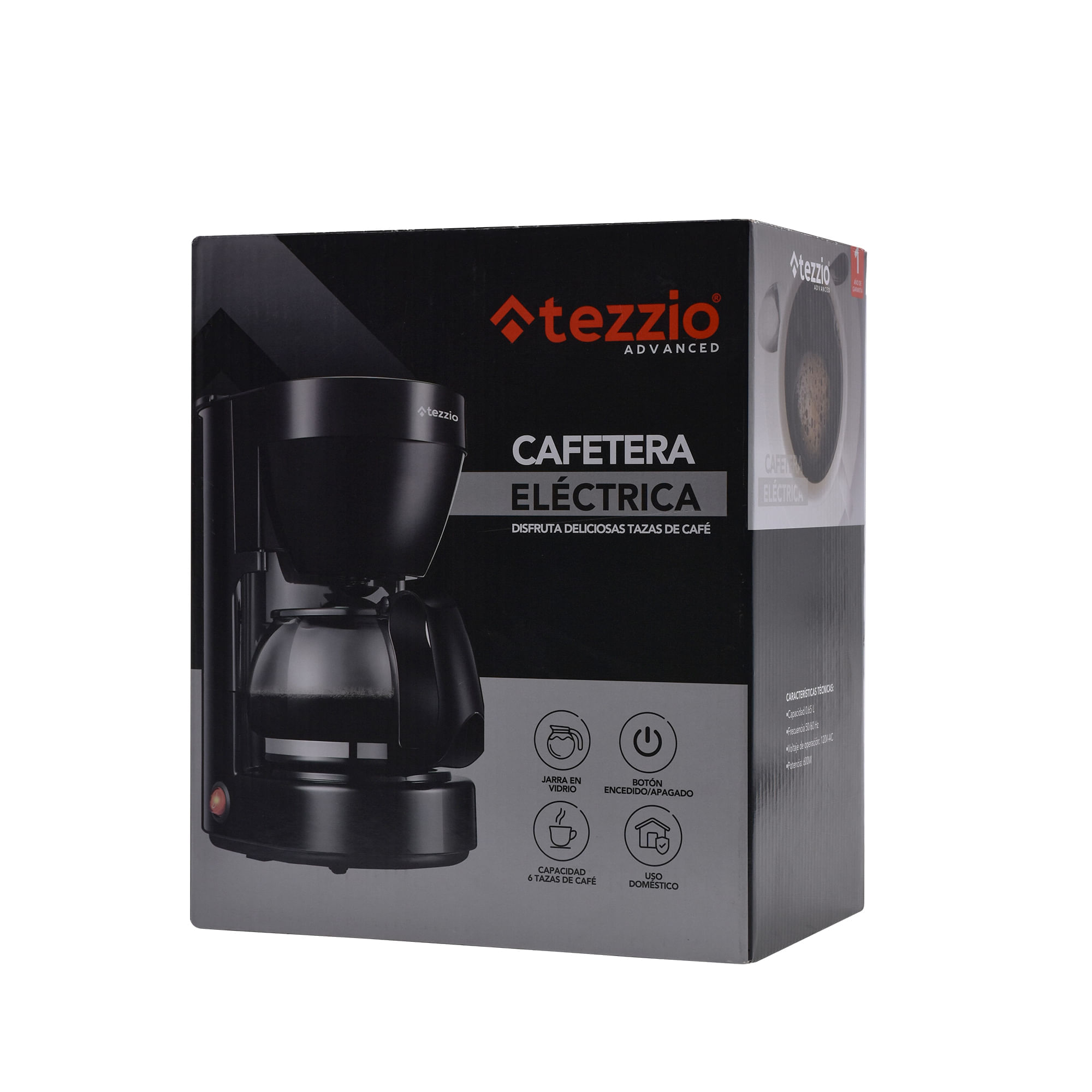 Cafetera Tezzio con Filtro Removible 6 Tazas img #7