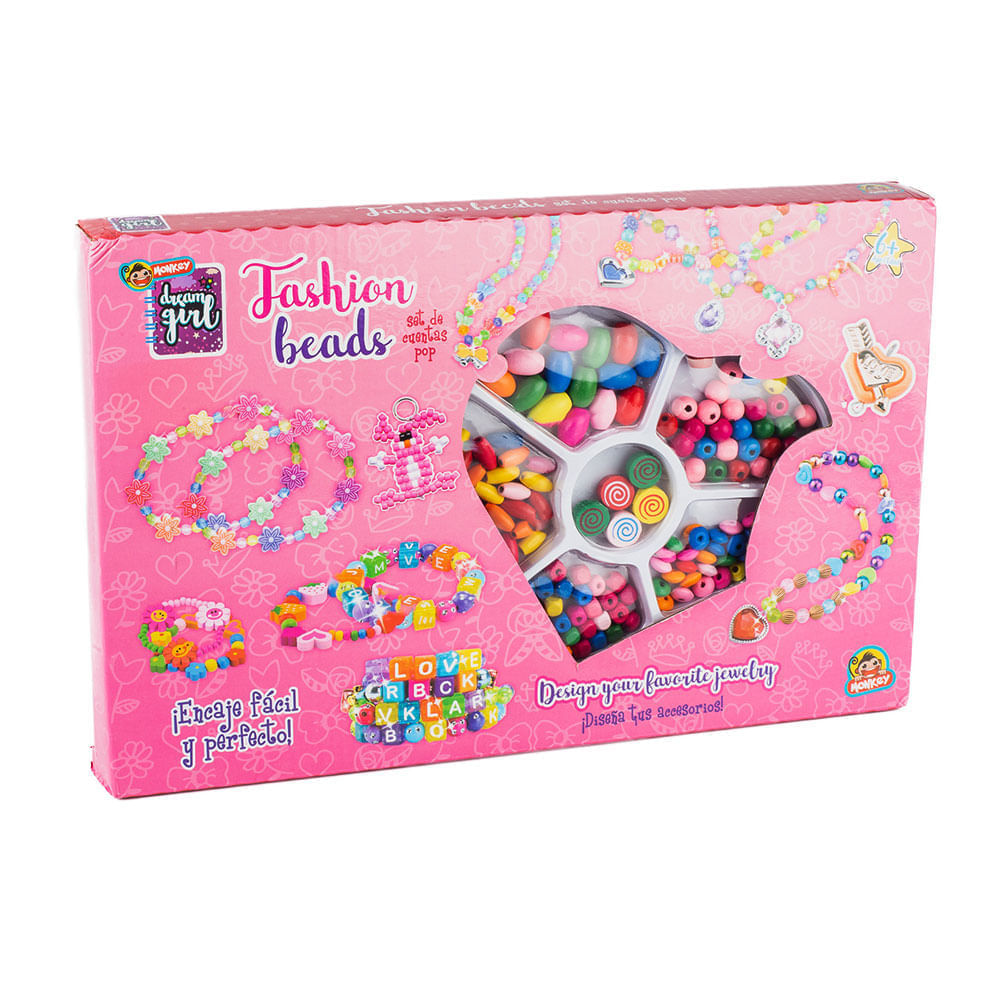 Set de Cuentas de Madera en Carterita para Crear Joyería Infantil img #2
