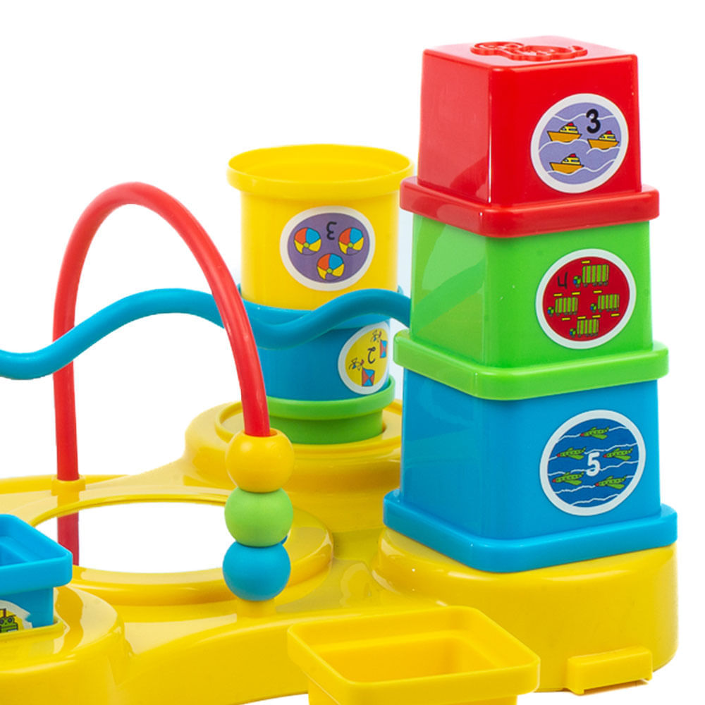Tablero Didáctico Montessori con Actividades Sensoriales img #3