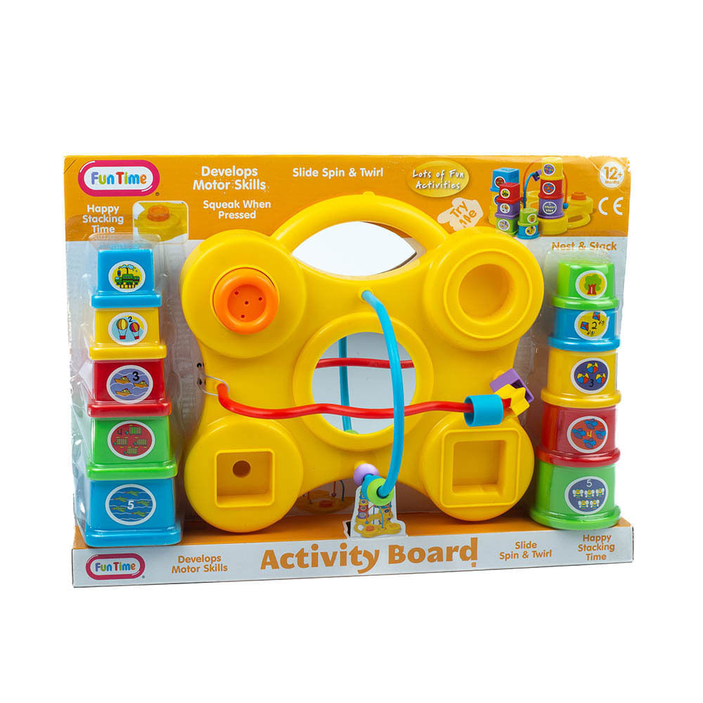 Tablero Didáctico Montessori con Actividades Sensoriales img #4