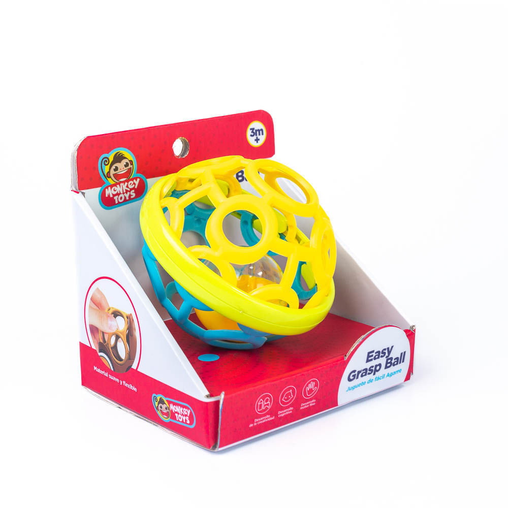 Bola Sonajero para Bebés de Agarre Fácil y Material Flexible img #3