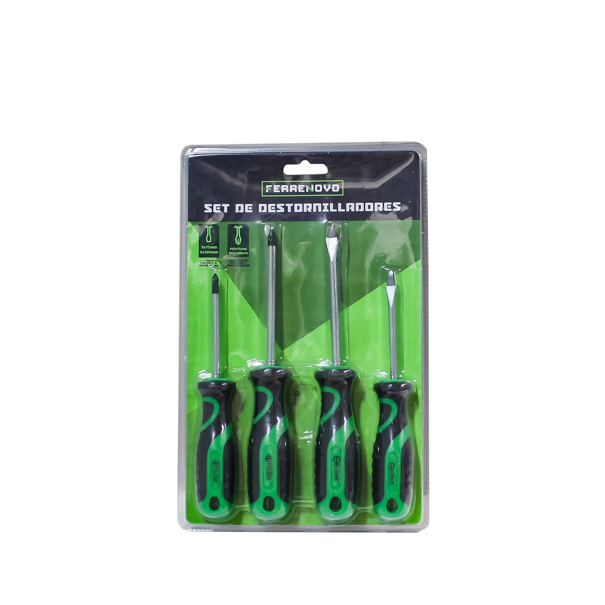 Kit de Destornilladores X 4 Piezas Ferrenovo img #3