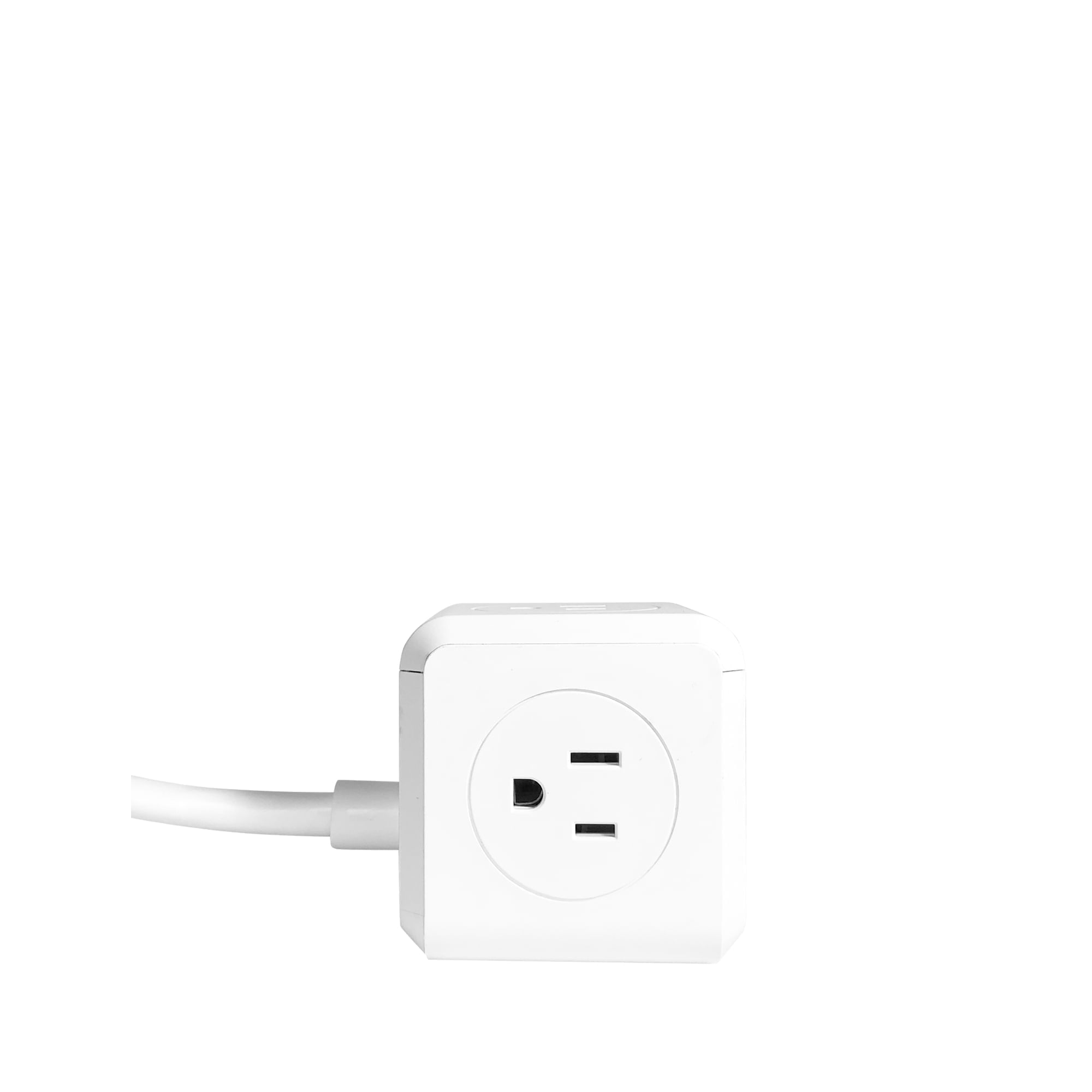 Multitoma Tipo Cubo VTA 3 Salidas P/Tierra 2 USB img #4