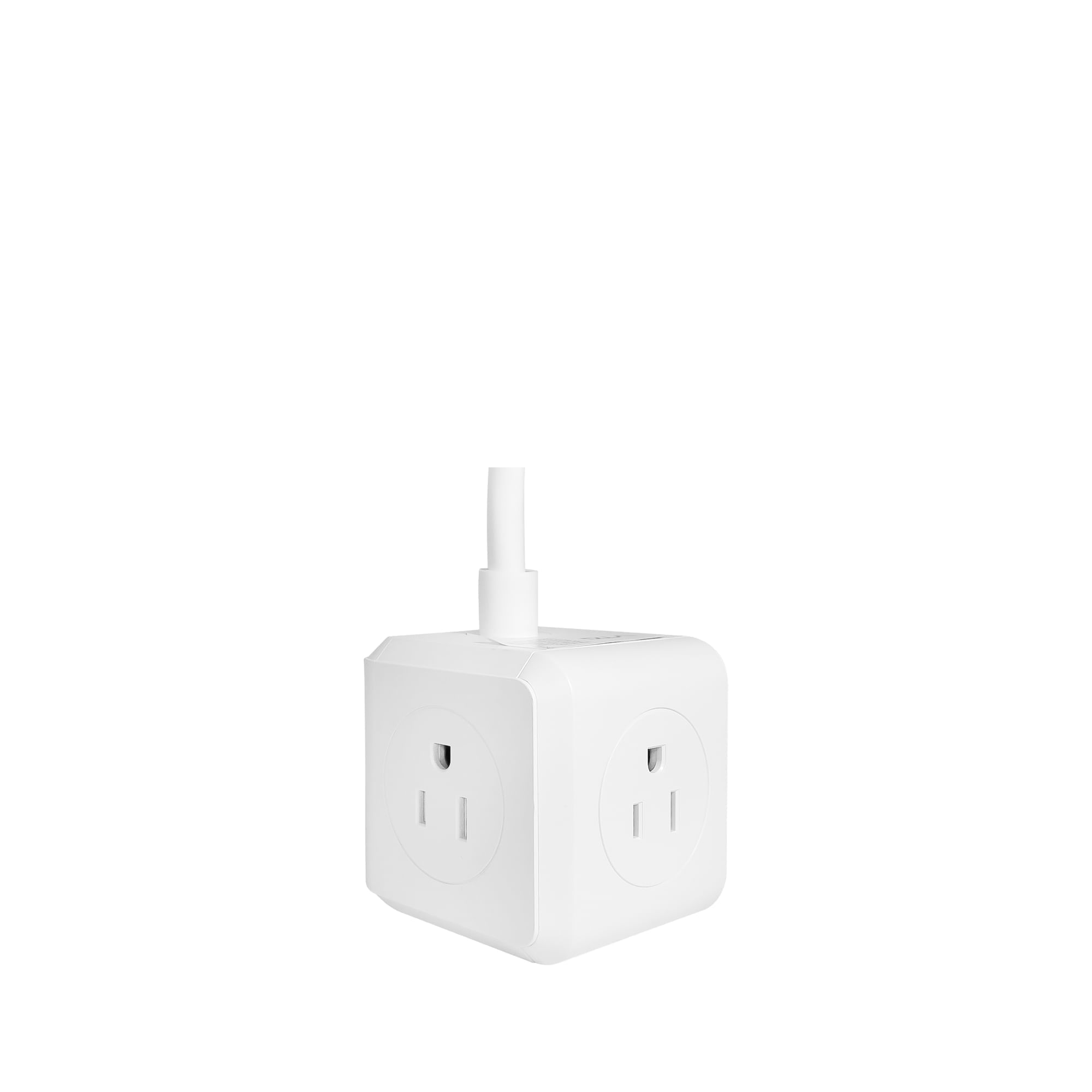 Multitoma Tipo Cubo VTA 3 Salidas P/Tierra 2 USB img #2