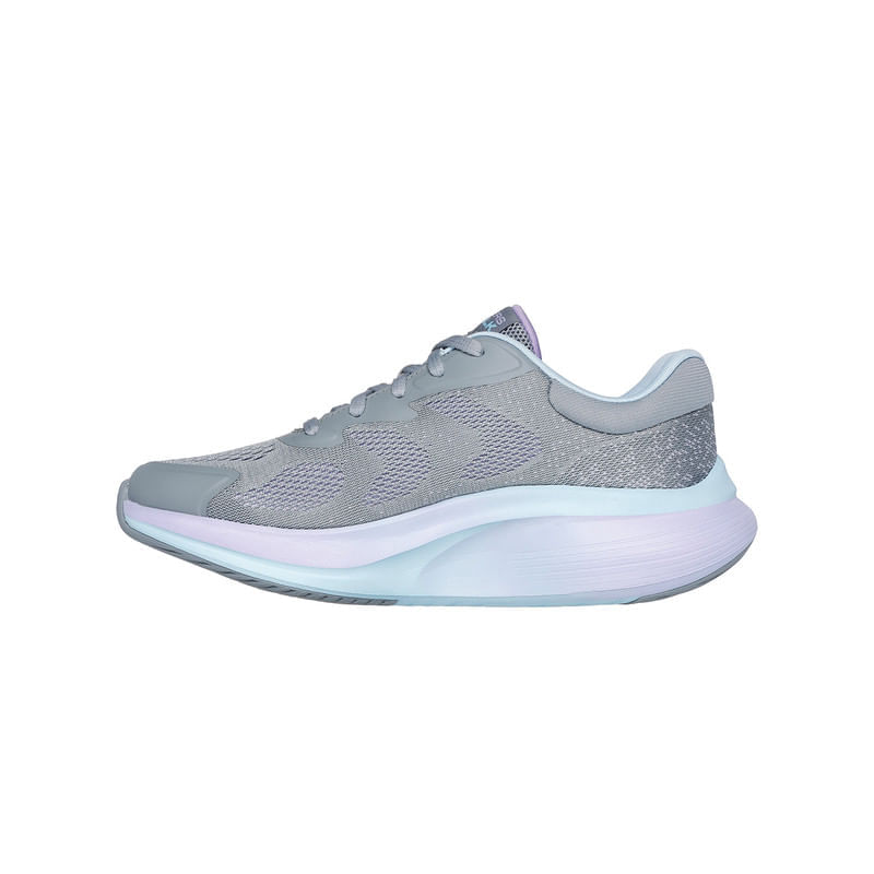 Tenis Skechers GO WALK Max Walker Mujer Color Gris Blanco