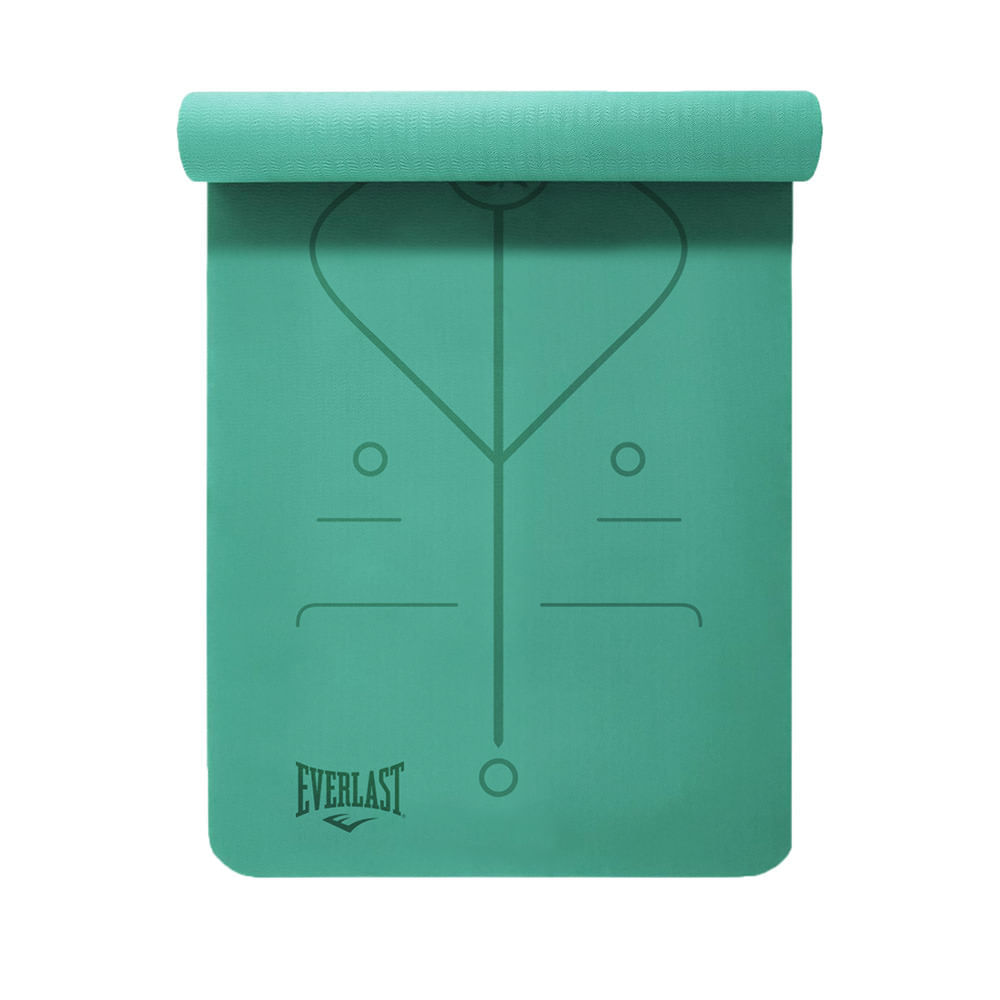 Colchoneta Tapete Yoga Mat Pro 5mm Everlast Verde img #1