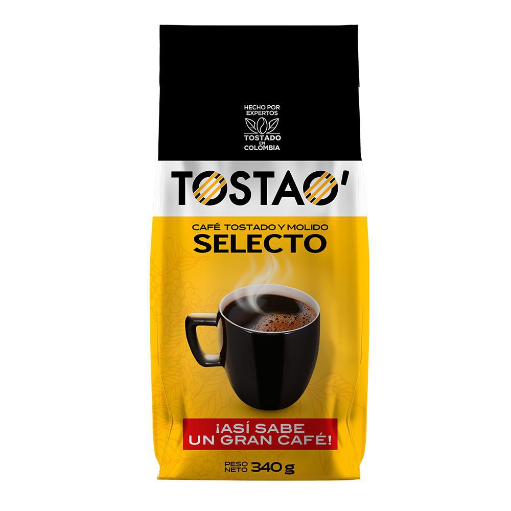 Café TOSTAO tostado y molido selecto (340  gr) img #1