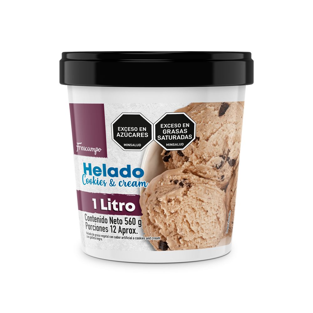 Helado FRESCAMPO cookies & cream (1000  ml) img #1
