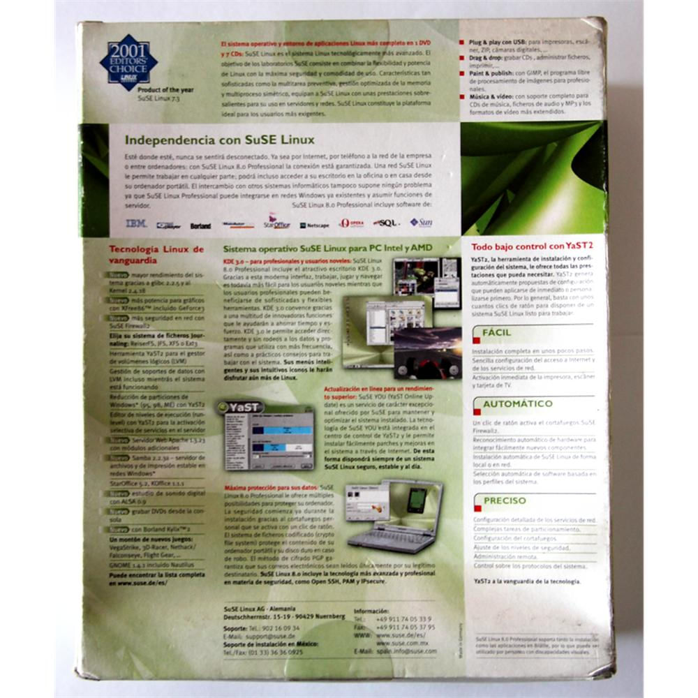 Suse Linux 8.0 Professional Pcvintage img #2