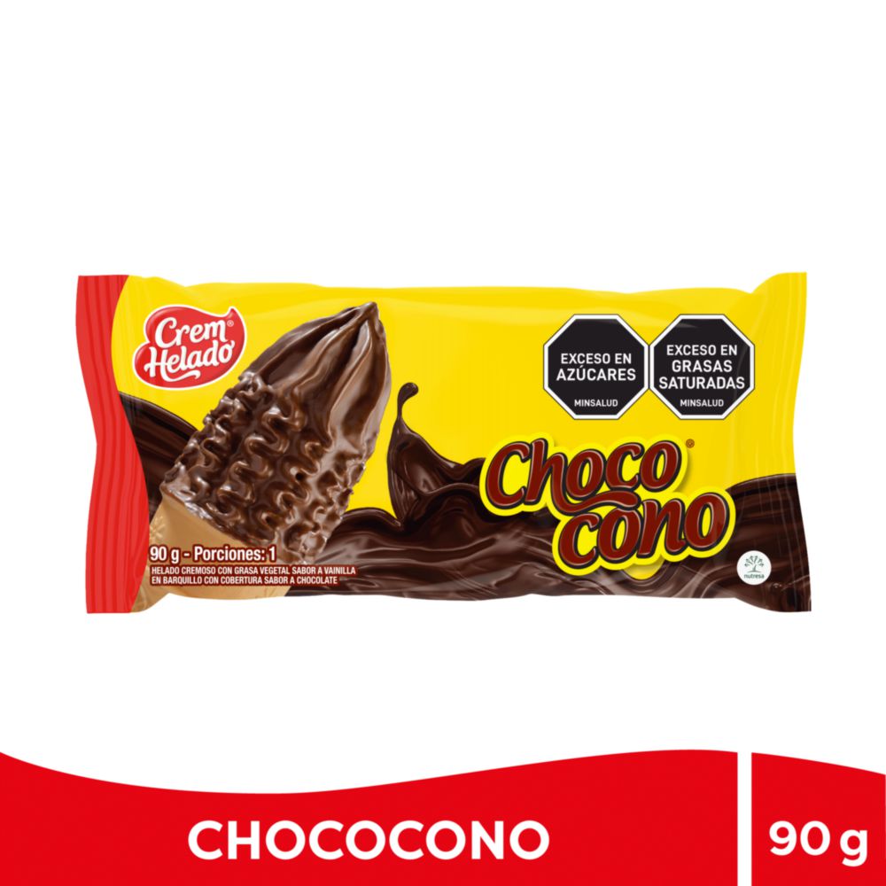 Chococono CREM HELADO cobertura chocolate sabor vainilla (90  gr) img #1