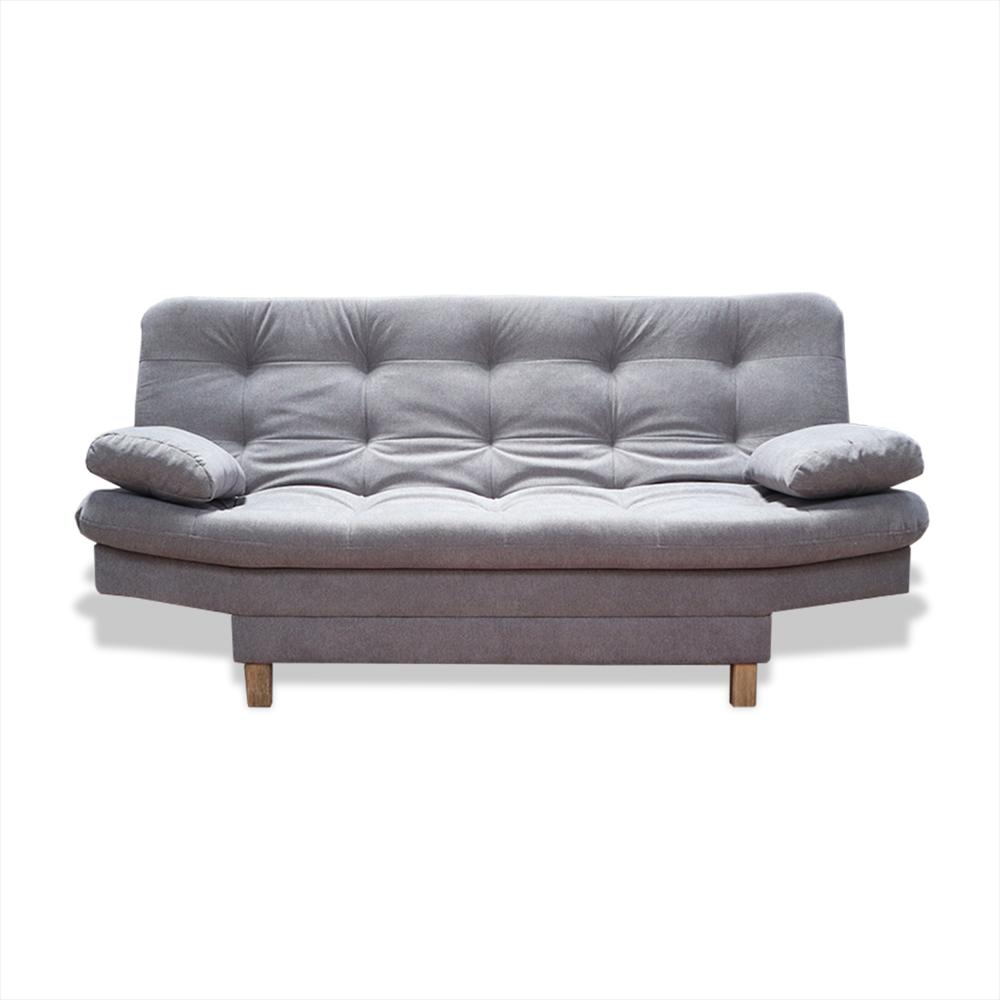 Sofacama Bakers 3 Posiciones Gris + Cojines img #1