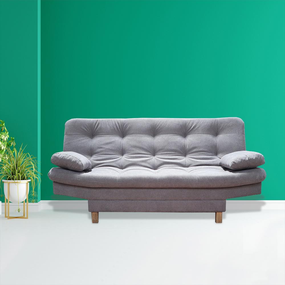 Sofacama Bakers 3 Posiciones Gris + Cojines img #2