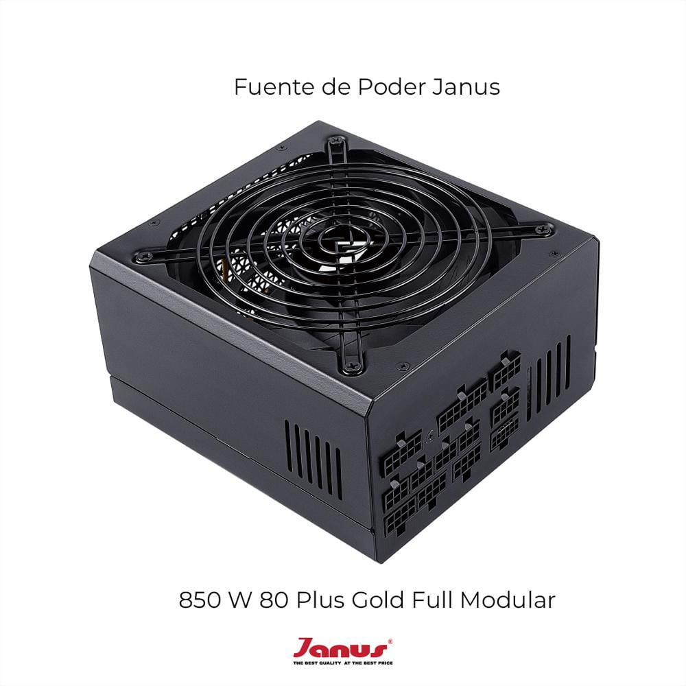 Fuente De Poder Janus 850W 80 Plus Gold Full Modular img #2