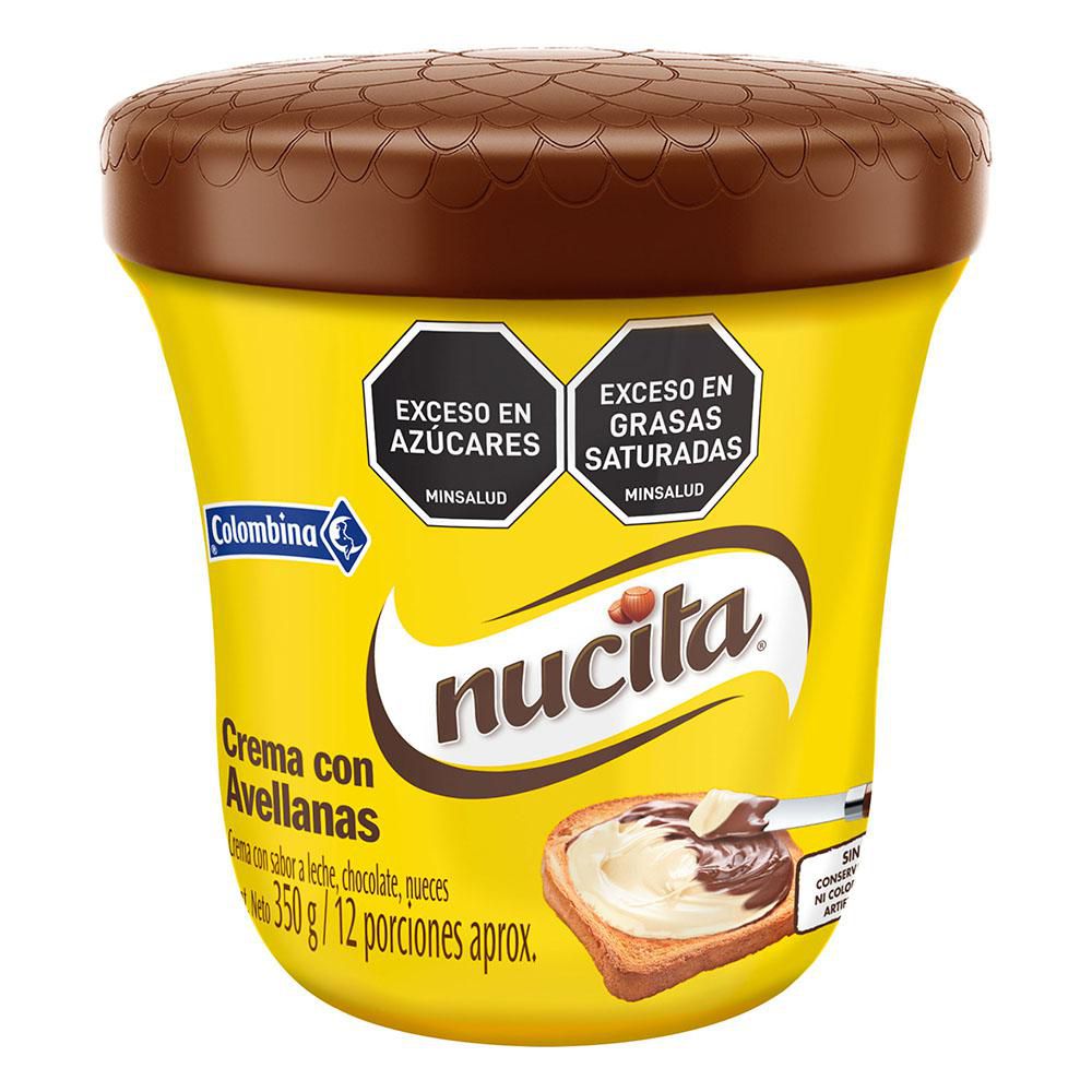 Crema de avellanas NUCITA sabor a leche, chocolate y nueces (350  gr) img #1