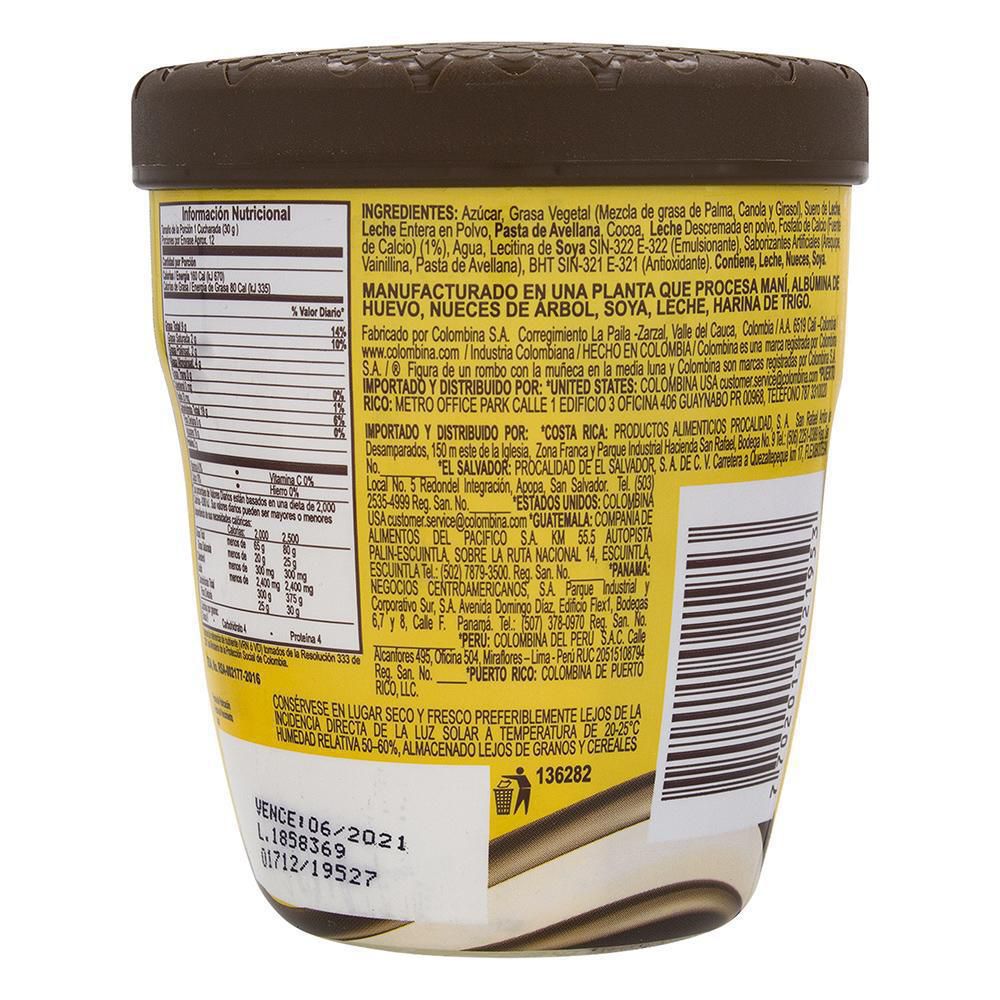 Crema de avellanas NUCITA sabor a leche, chocolate y nueces (350  gr) img #2