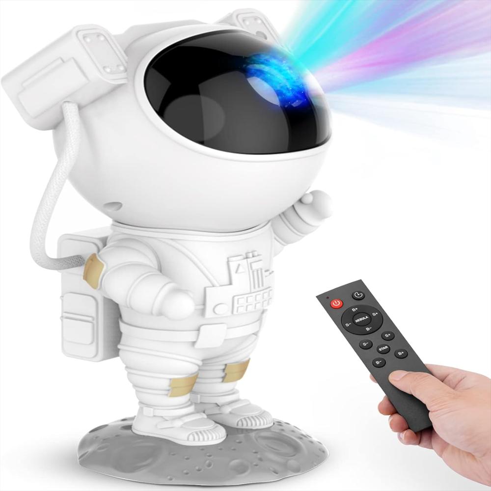 Proyector Lampara Estrellas Astronauta Con Control img #1