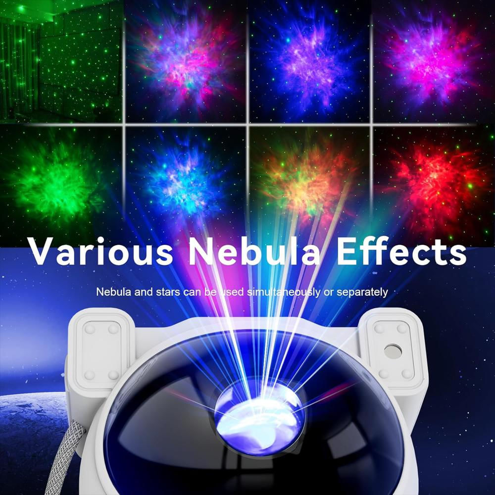 Proyector Lampara Estrellas Astronauta Con Control img #3