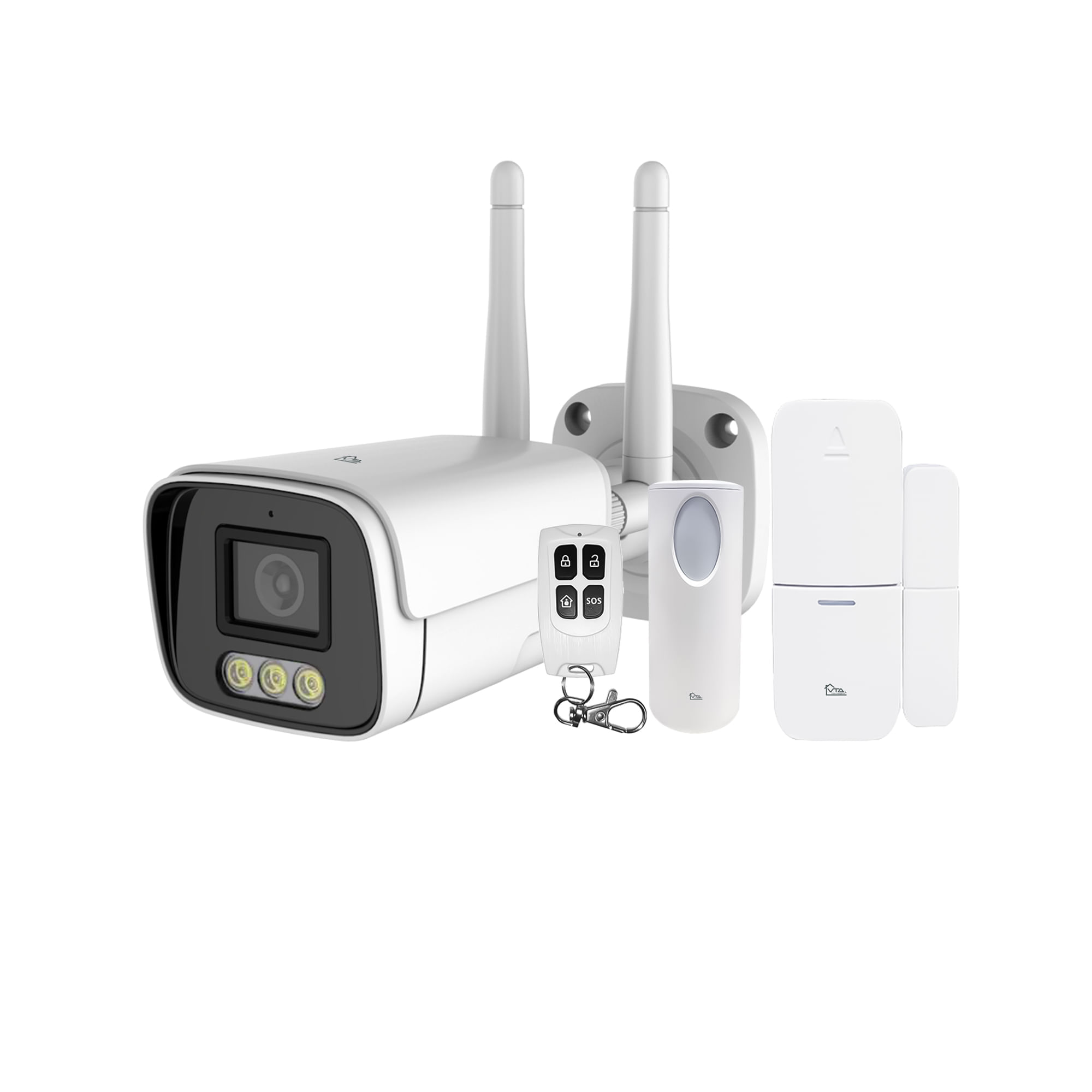 Kit de Seguridad Cámara + 2 Sensores VTA+ Smart Home img #1