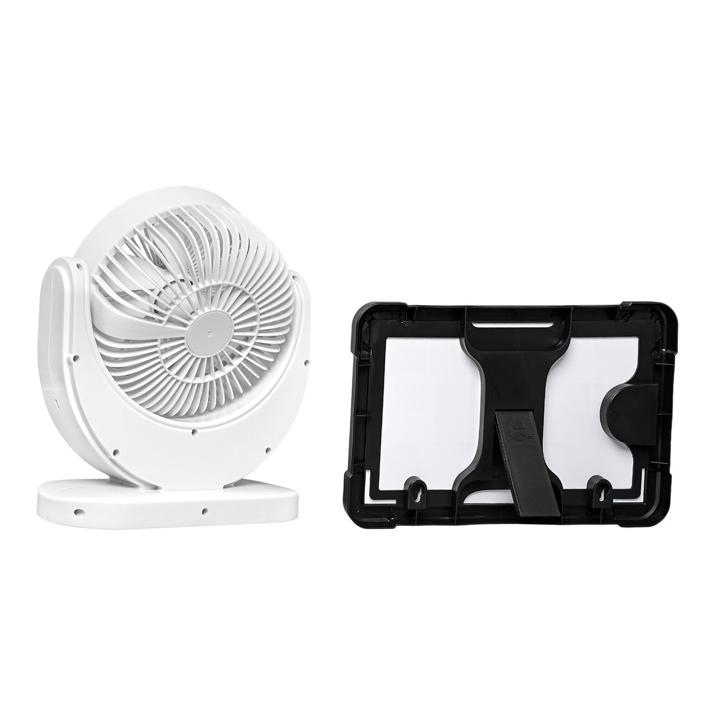 Ventilador de Mesa Recargable 6” con Panel Solar, Bombillos DC y Puerto USB – 15W img #5