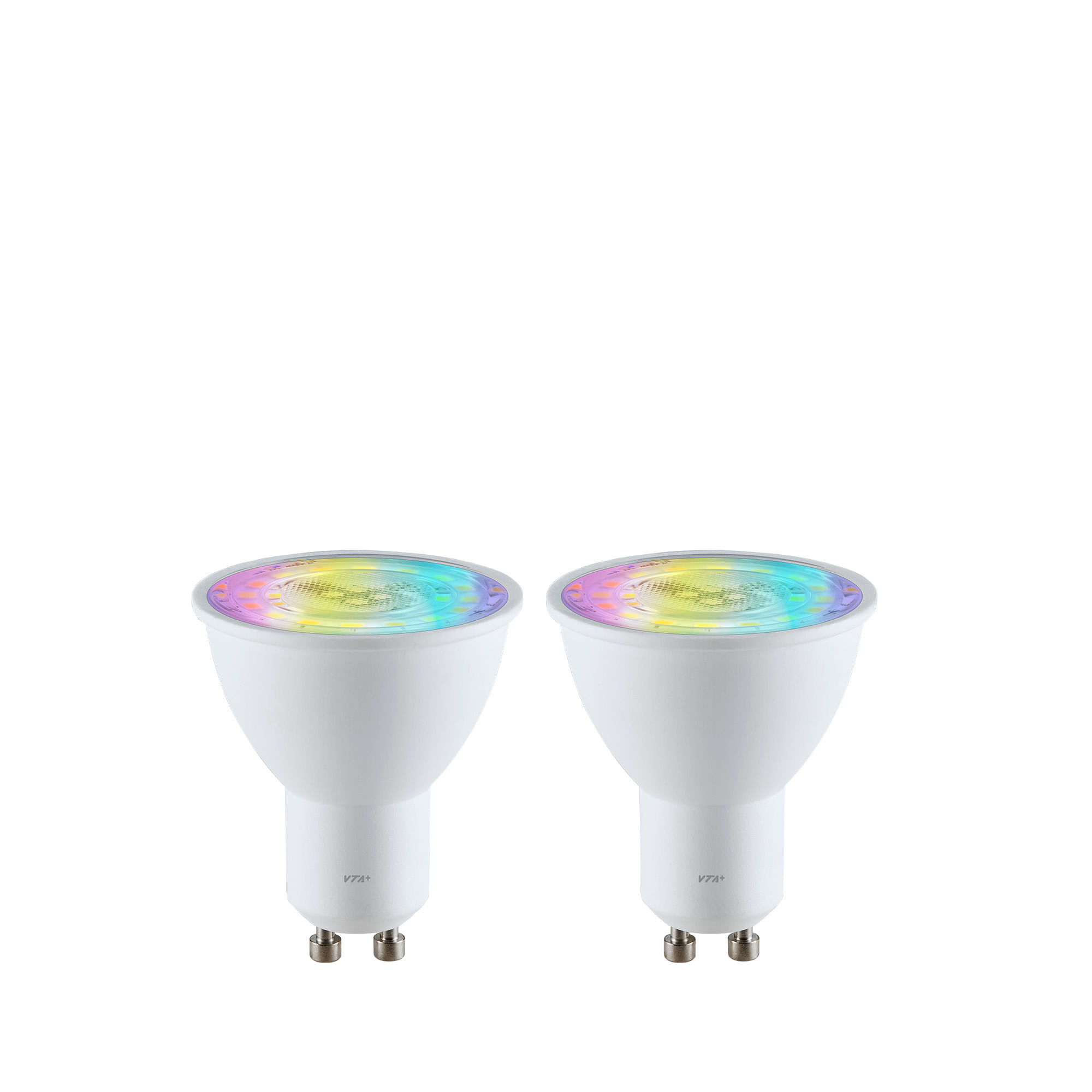 Kit x 2 Bombillos LED GU10 RGB VTA+ Smart Home img #1