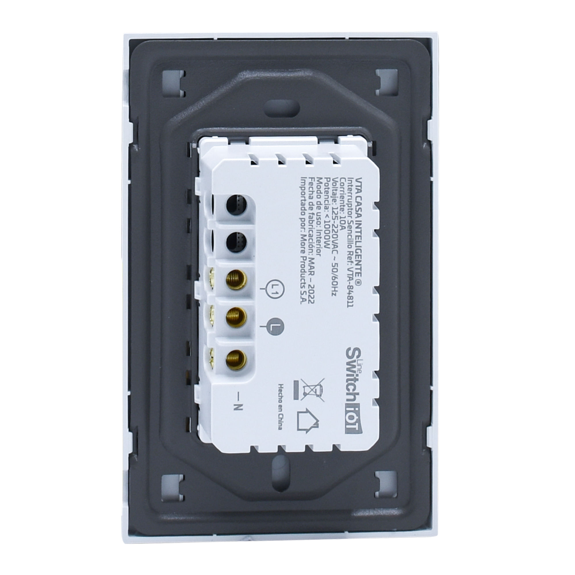 Interruptor Pulsador Sencillo Switch IOT VTA Smart Home img #3