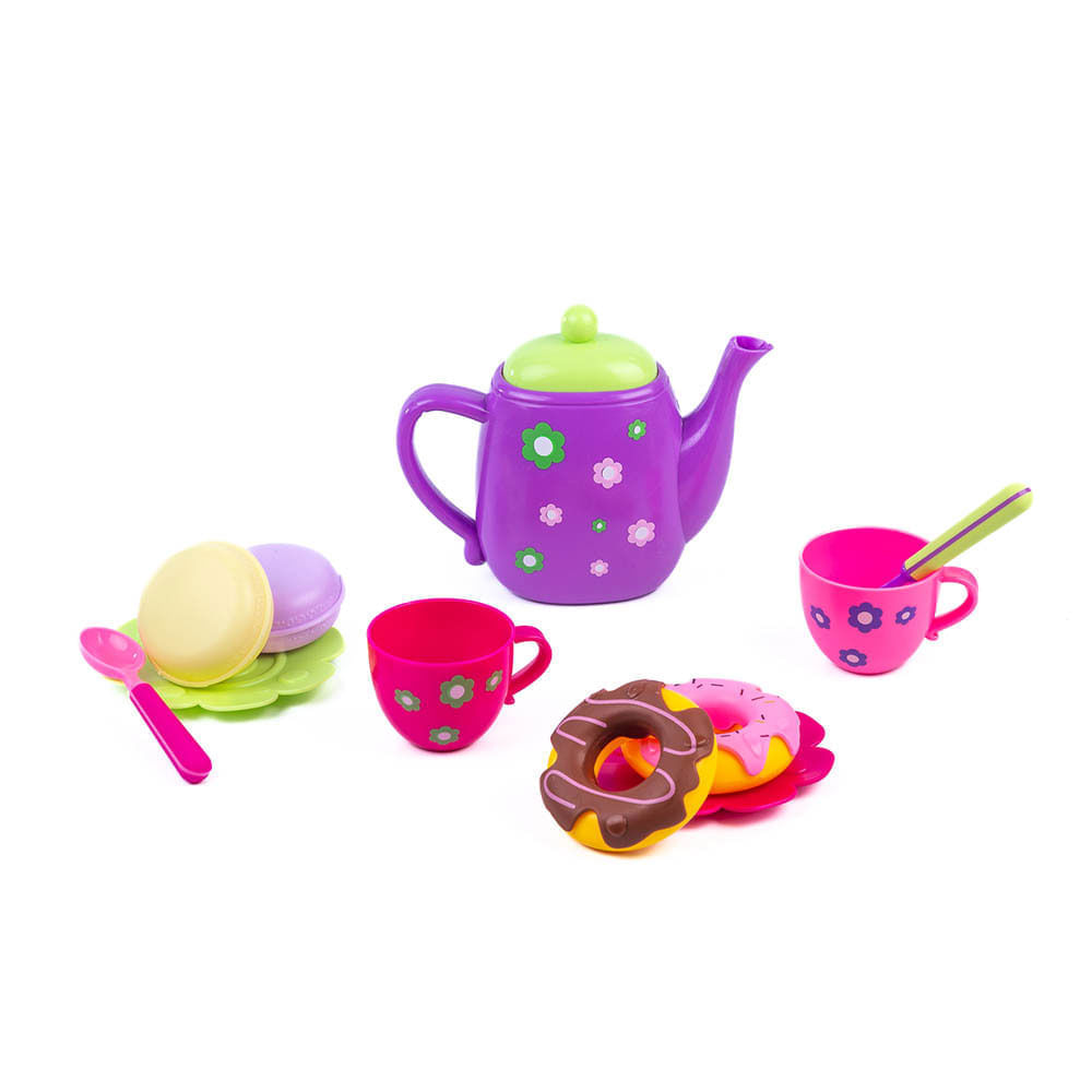 Set de Té Infantil con Donas img #1